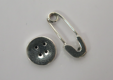 Safety pin & button